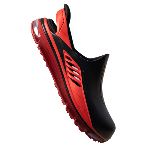 SoulGuardz Red Slip on Shoe for healthcare and hospitality